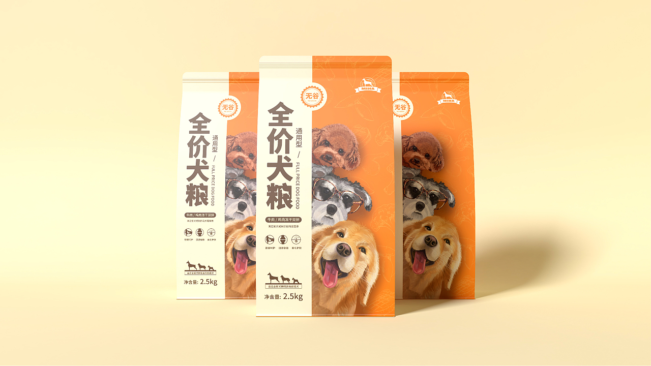 墨彩寵物食品包裝設計 以東方美學喚醒寵物的味覺盛宴